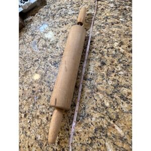 Vintage Wooden Rolling Pin Dough Roller Kitchen Baking Utensil Tool